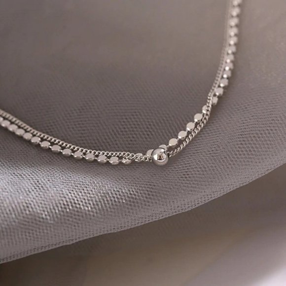 NEW Rose Gold/Sterling Silver Coin Bead Bracelet - Picture 9 of 11